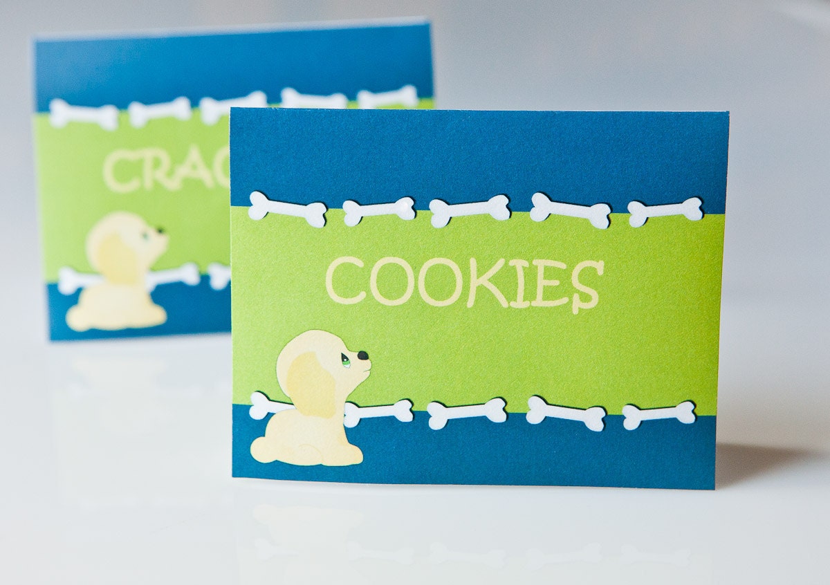 Food Tent Cards