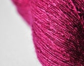 Electric light pink- Tussah Silk Yarn Lace weight