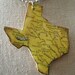 Vintage Texas Map Pendant