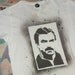 funny 80s t-shirts Tom Selleck Mustache hand stenciled & spray painted by Rainbow Alternative on Etsy