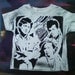 kids tshirt Pretty in Pink 80s movie hand stenciled and spray painted by Rainbow Alternative on Etsy