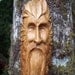 handmade hand carved wood spirit sculpture