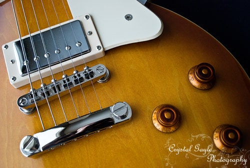 Electric Guitar Photography home decor wall art 8x10 golden brown decor musician gift Man Cave Decor Print Unique Fathers Day Gift For Him