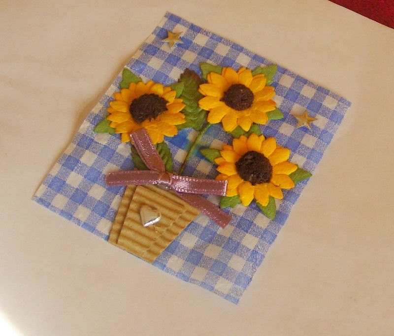 Sunflower Card Topper