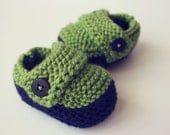 Knit Baby Boy Shoe PDF Pattern Instant Download