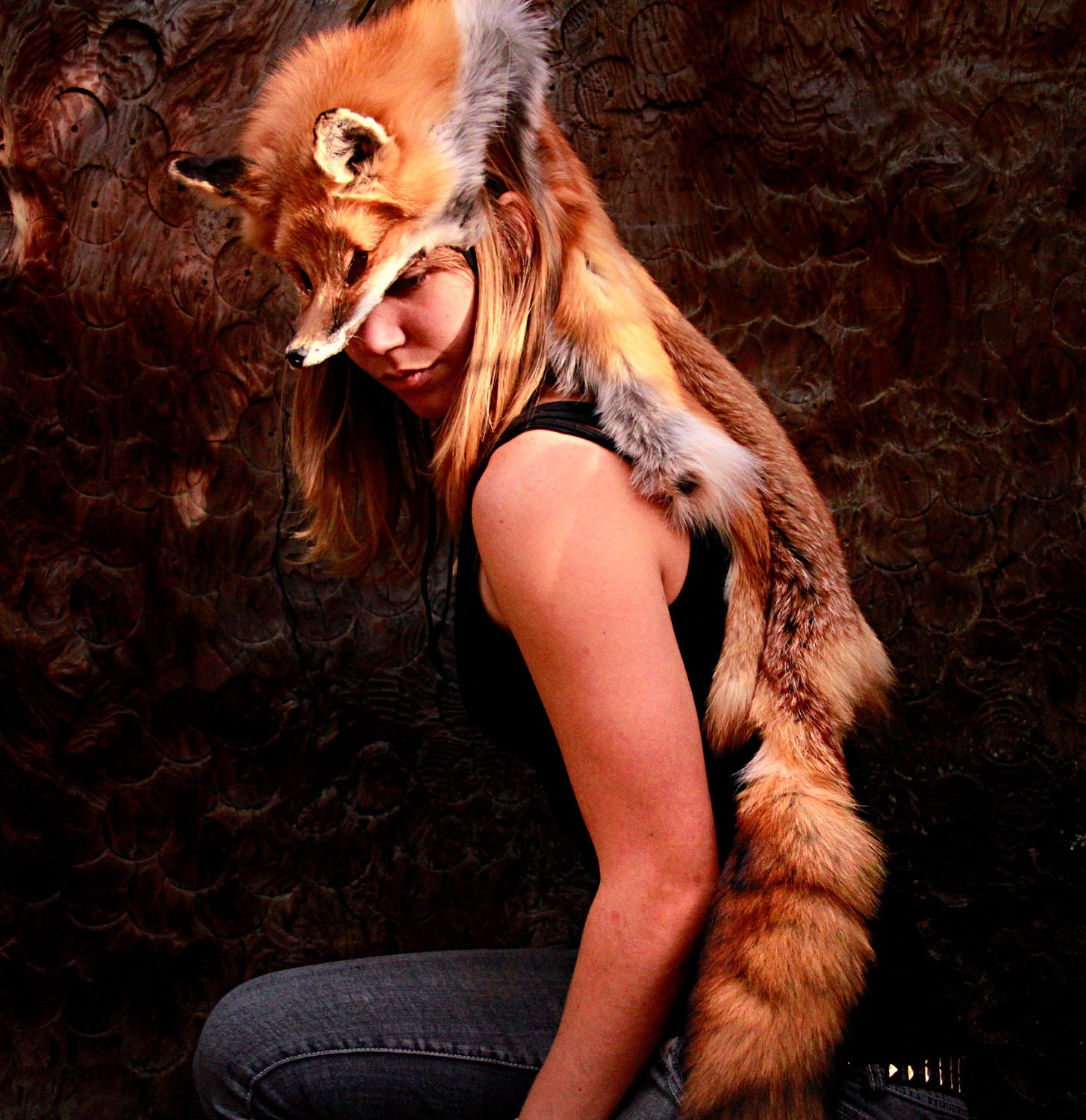 By Commission Only - Coyote, Wolf, Fox, Bear, Lynx, Cougar, or Bobcat Skin Headdress