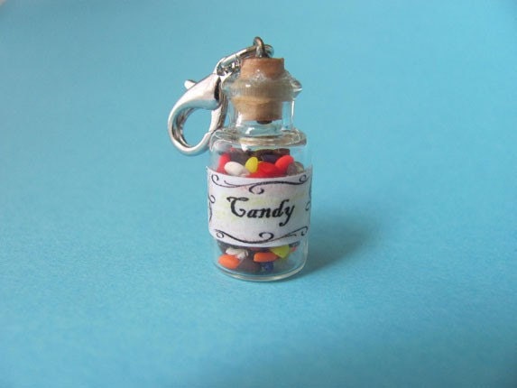 Teeny-Tiny Candy Charm Clip-on Pendant by Kristin Victoria Designs