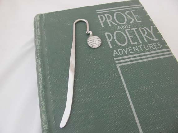 Personalized Bookmark Dictionary Charm for Mom Dad Daughter Son Grandmother Grandfather Aunt Uncle Friend by Kristin Victoria Designs