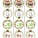 Instant Download - Noah's Ark Printable Cupcake Toppers  - 2 inch - Free Editable Tent Card File with Purchase