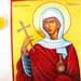 St Anastasia, original handpainted icon, Byzantine style, 8 by 10 inches - CUSTOM RESERVED LISTING