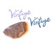 Vintage hand carved rubber stamp