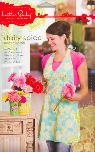Daily Spice Halter Apron-Sewing Pattern by Heather Bailey