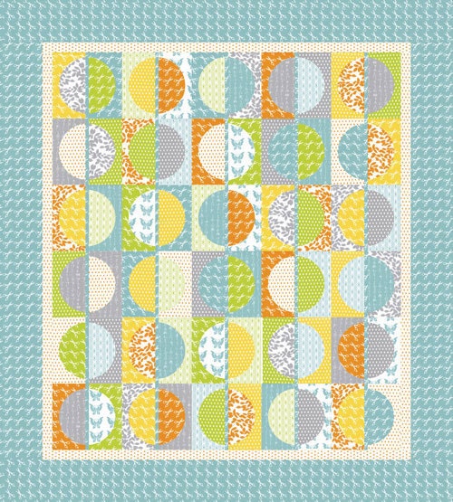 Half Moon Modern Project Sheet PS32349 Moda- Moda Quilt Sewing Patterns