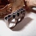 DOOM Two Finger Sterling Silver Ring