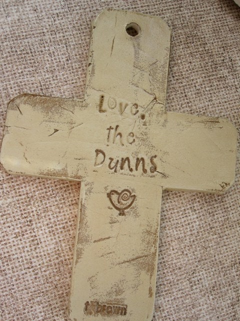 personalize the back of my crosses