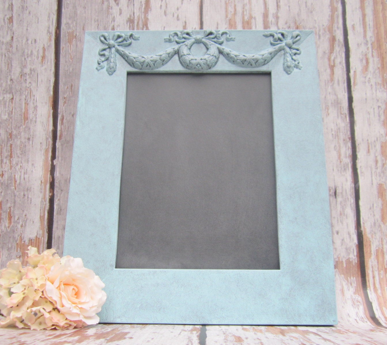SHABBY CHIC HOME Decor Chalkboard Romantic Teal Blue Wedding 18"x22" Photo Booth Prop Shabby Chic Wedding Sign Chalk board