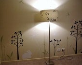 Bunny in the Meadow Baby Nursery Large Vinyl Wall Decal
