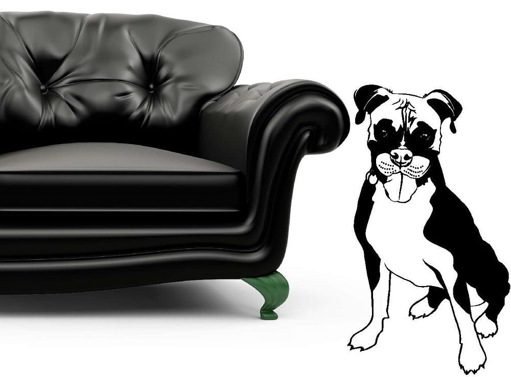Boxer Dog Vinyl Wall Decal
