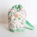 Vintage 90s Grunge Floral Canvas Backpack