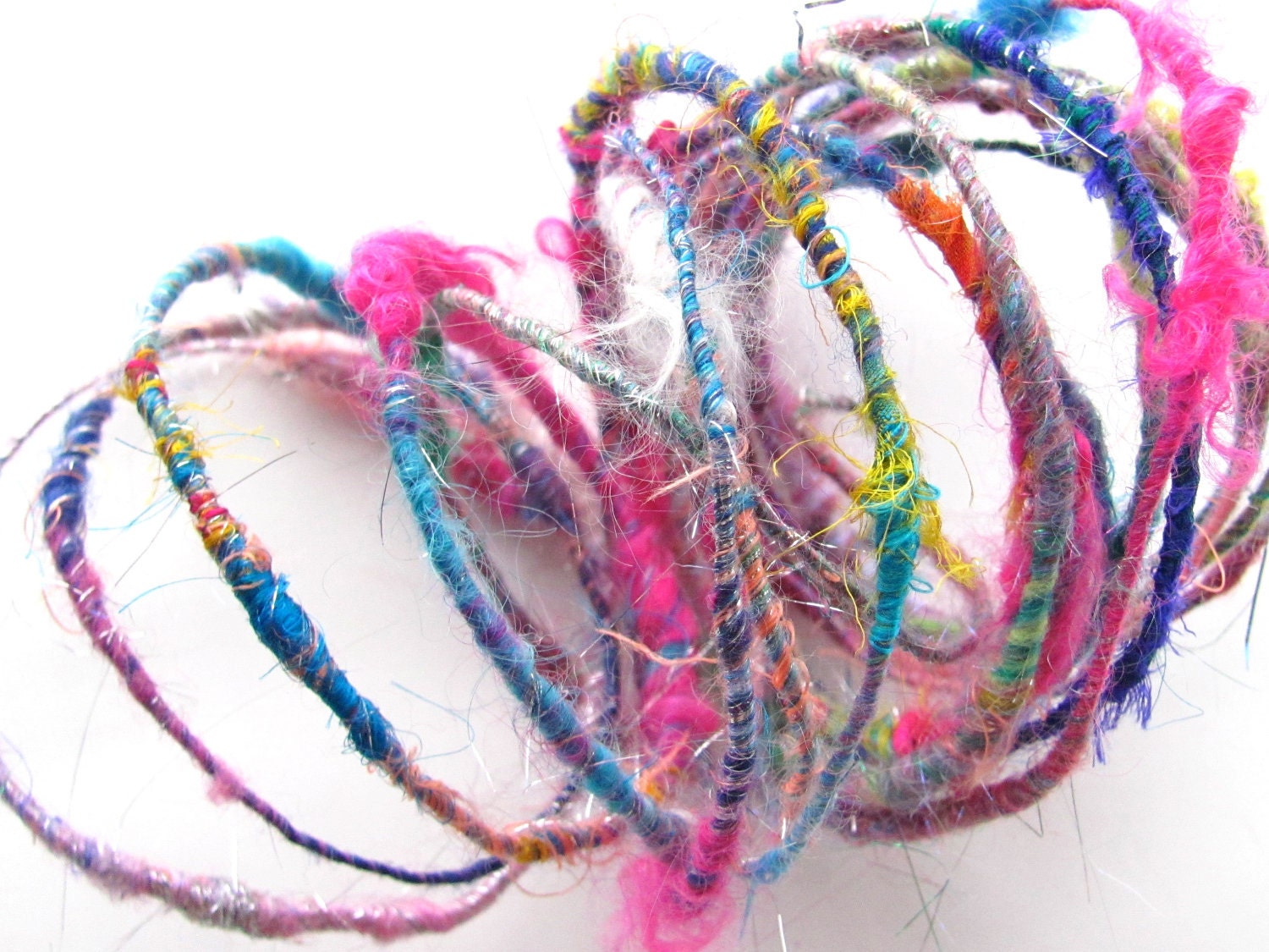 Bohemian Rhapsody FiberWire - Handspun Art Wire for Jewelry
