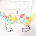 Wedding Cake Topper Love Birds, Meadow Sweet Aqua Blue, Yellow, Orange,Pink and Green Flowers, Spring Wedding, Wedding Gift