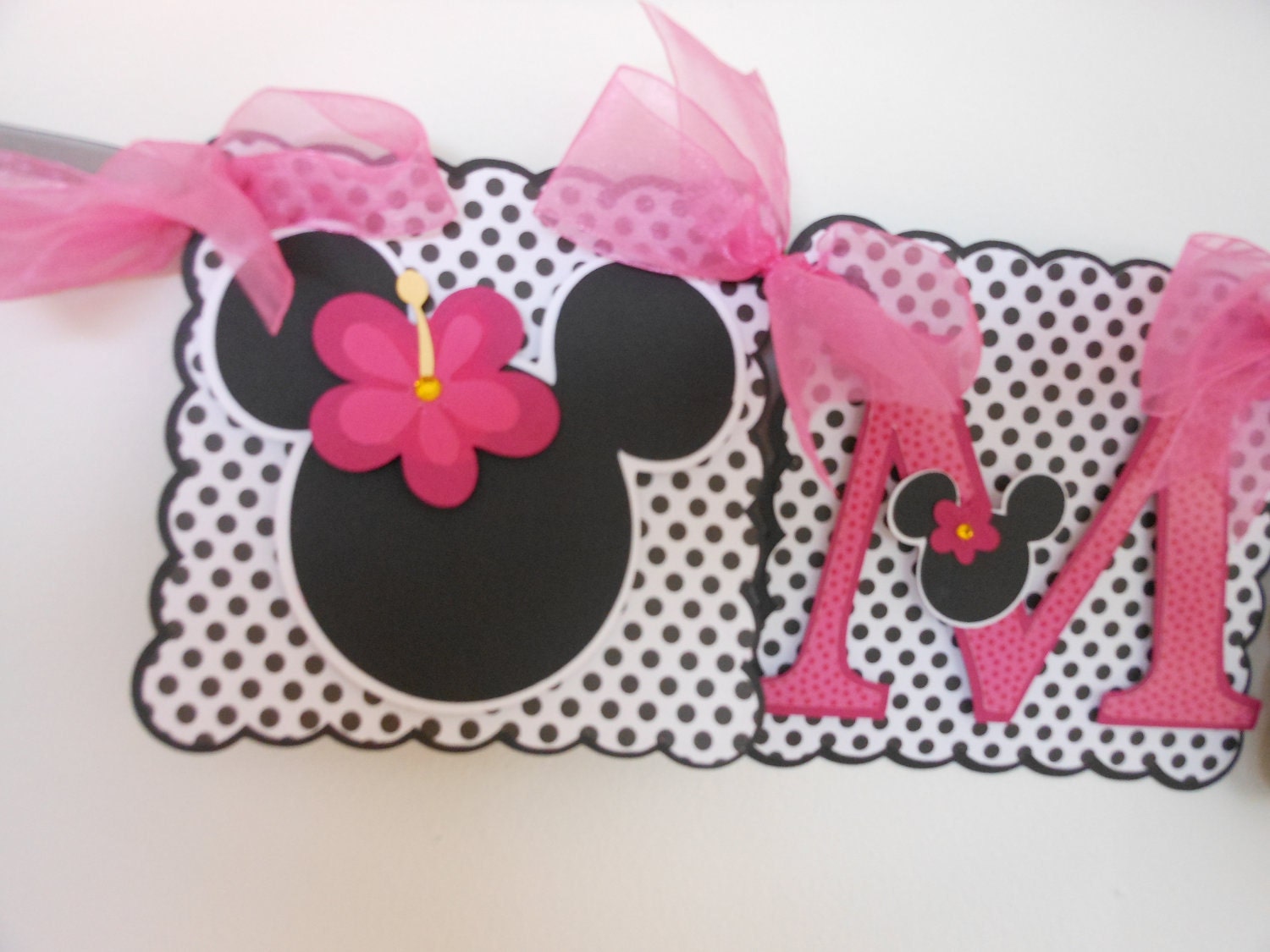 Minnie Mouse Aloha Birthday Banner with Name Il_170x135