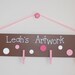 Personalized Wooden Art Hanger-Large Size