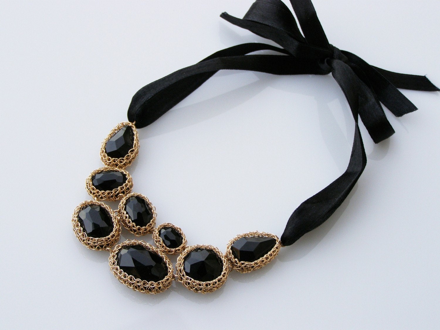 onyx stone necklace