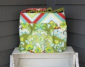 Heather Bailey Pop Garden - X-Large Ashley Bag with Adjustable Cross-Body Strap