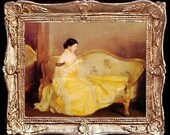 Crystal Ball Miniature Dollhouse Art Picture 6215