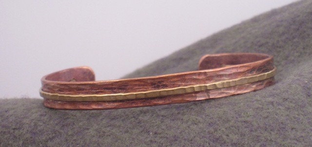 Copper/Brass Combo Cuff