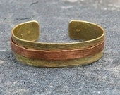 Brass/Copper Combo Cuff