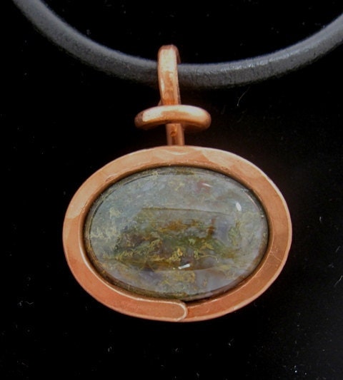 Copper Stone Pendant