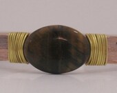Copper Band with Tiger Eye