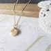 she sells SEASHELLs tiny seashell necklace (gold) - LAST ONE