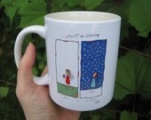 i count my blessings day and night. gratitude mug.