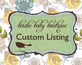 Custom Listing for Crystal
