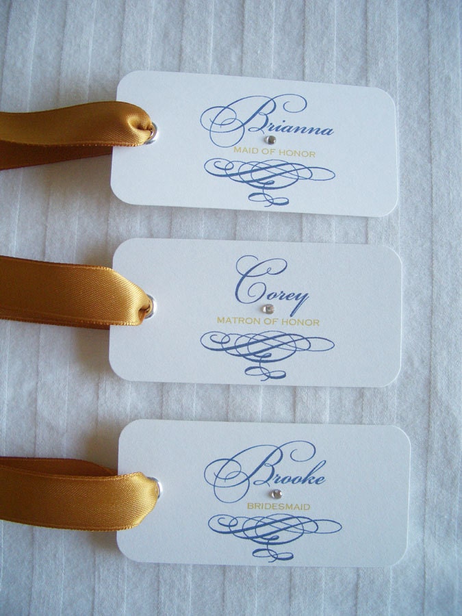 Bouquet Tags- Custom made to your requests