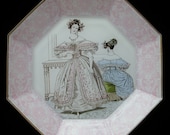 Pink French Fashion Plate