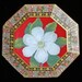 White Flower Plate