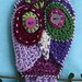 Crazy Owl - Crochet Pattern (Applique)