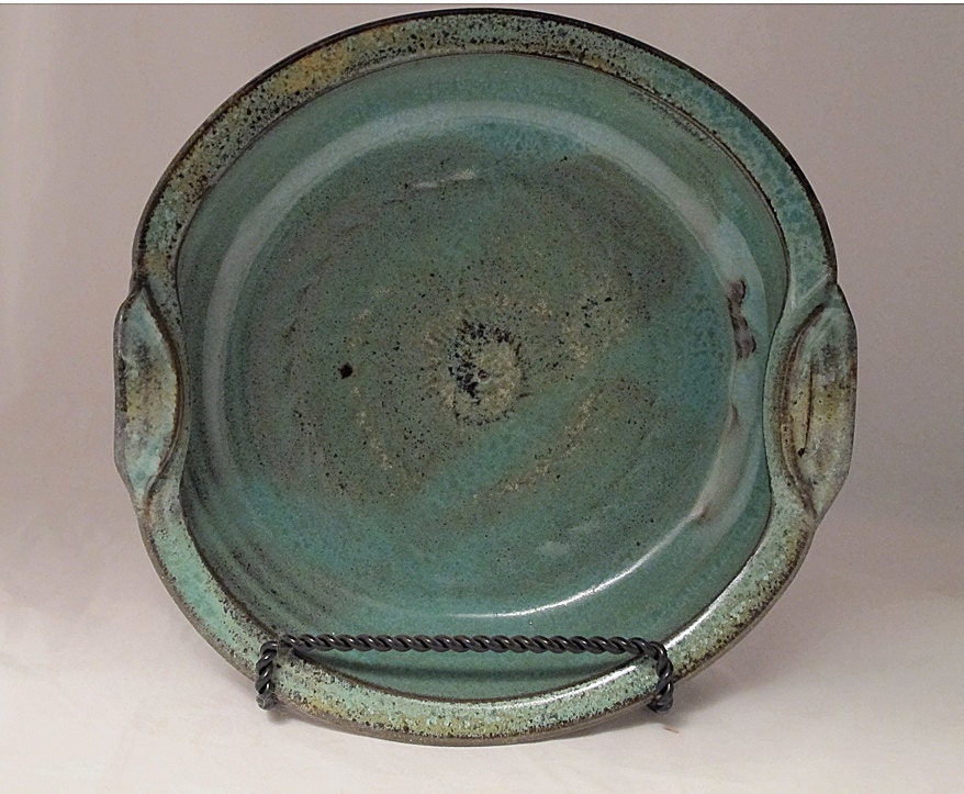 Turquoise Glazed Pasta Platter