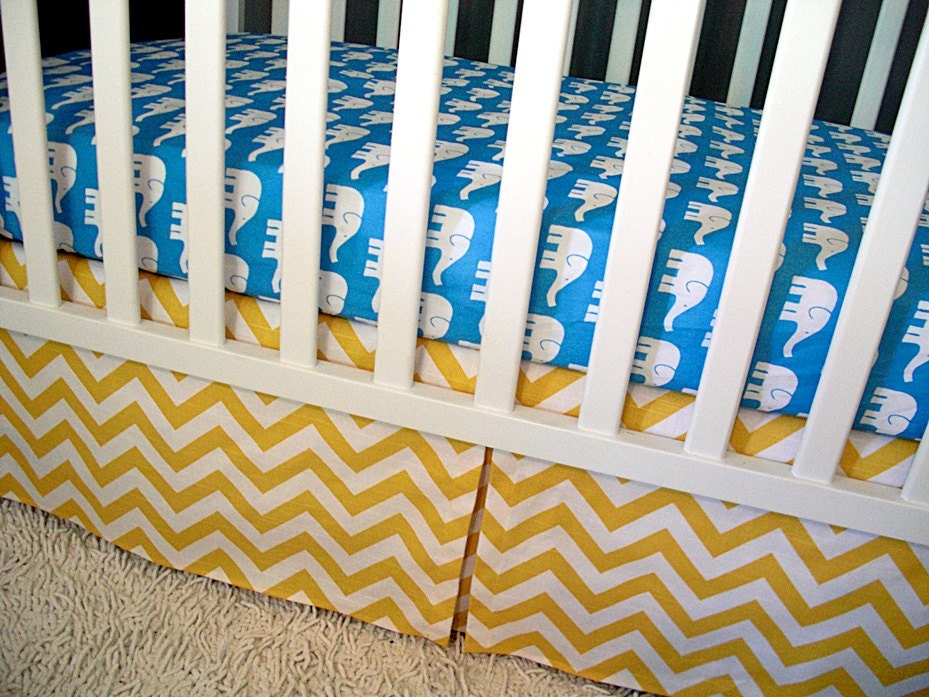 Custom Crib Bedding, Sheet/ Skirt/ Changing Pad Cover, Modern Baby Bedding