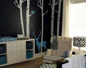 Bumper/ Sheet/ Skirt/ Fabric Ties & Piping Upgrade Included (Modern Baby Bedding Crib Set)