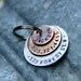 Custom Pet ID Tag - Jackson - in Layered Mixed Metal, as featured in Martha Stewart Living