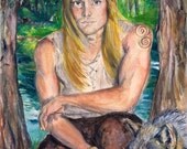 Lugh -  Celtic God Print