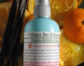 Organic Orange Vanilla Body Spray and Fabric Refresher - Like an Orange Creamsicle - No chemical additives - 4oz - HoneyBeeHolistics
