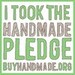 Organic Calendula Chamomile Lip Balm made with Fair Trade Shea butter - MADE the ETSY FRONTPAGE- Heals and protects - in lip pot