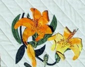Tiger Lily - Petal Play by Joan Shay - Applique Quilt Block Pattern