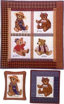 Country Bears Quilt Pattern by Country Appliques